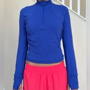 lululemon athletica Royal Blue Long Sleeve Top